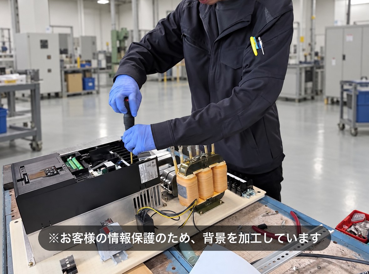 インバータ制御盤の作成