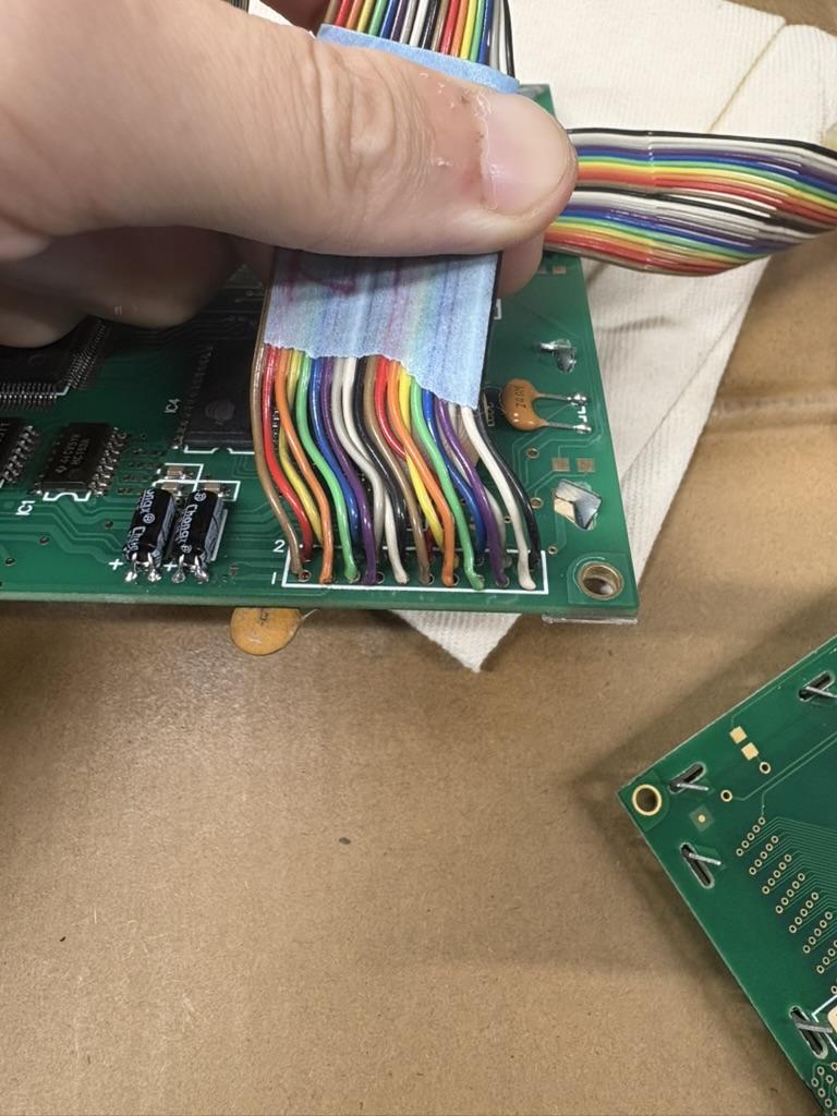 基盤の交換作業