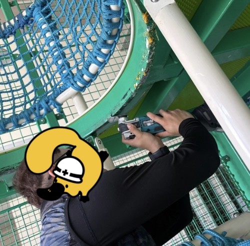 遊具の修繕