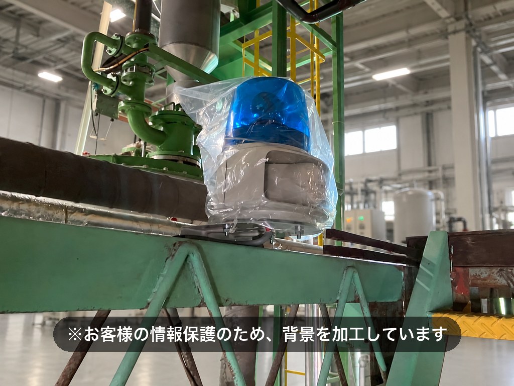 パトライトの追加工事