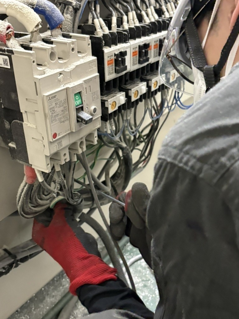 ブロワーの追加工事