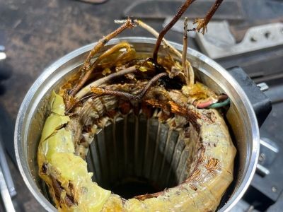 モーター巻き直し修理
