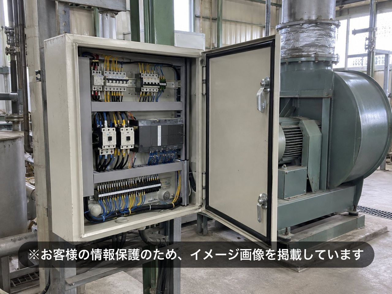 ブロワー制御盤の修理